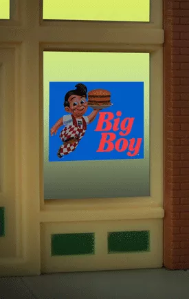 Miller Engineering #9080 Window Sign - Big Boy