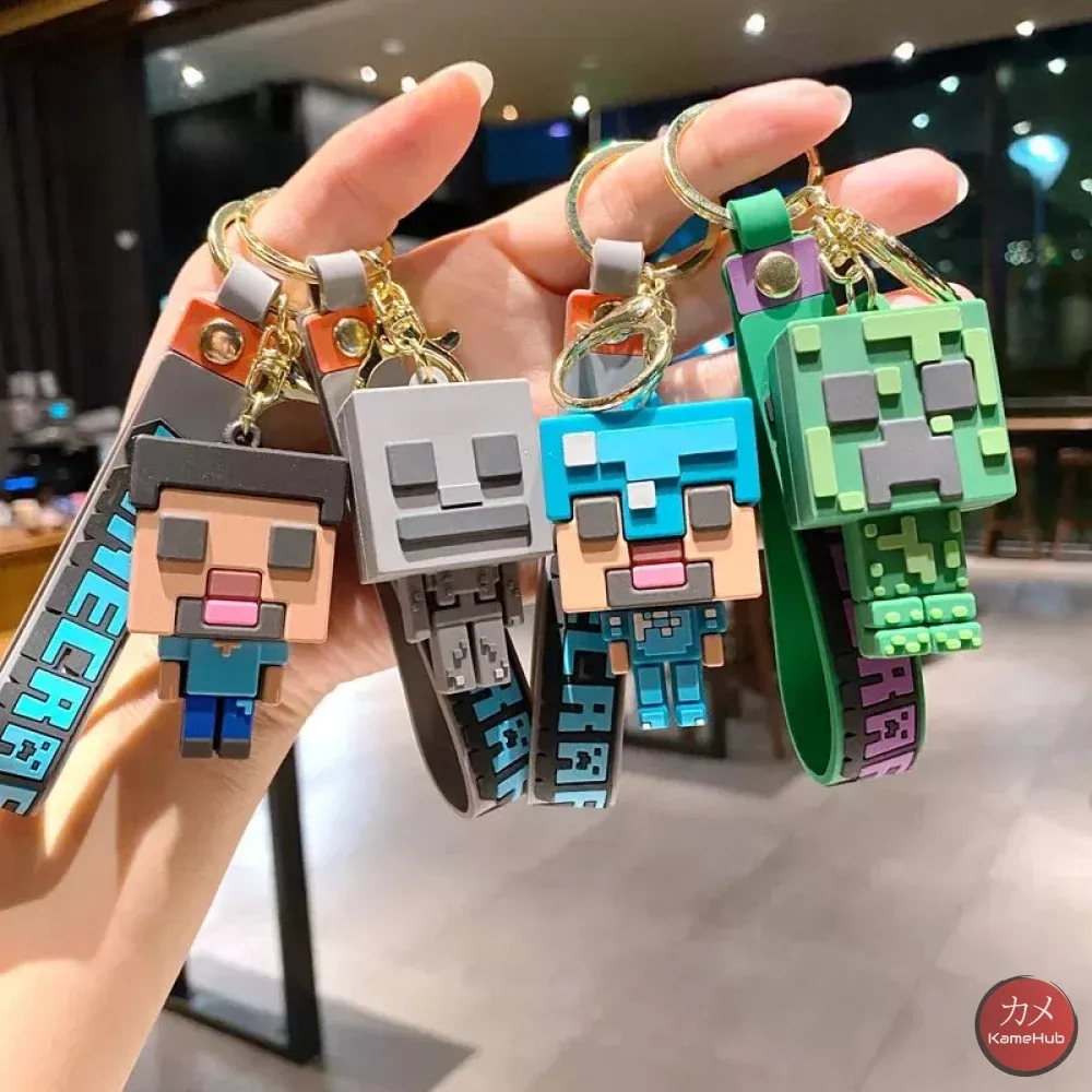 Minecraft -Portachiavi in Silicone
