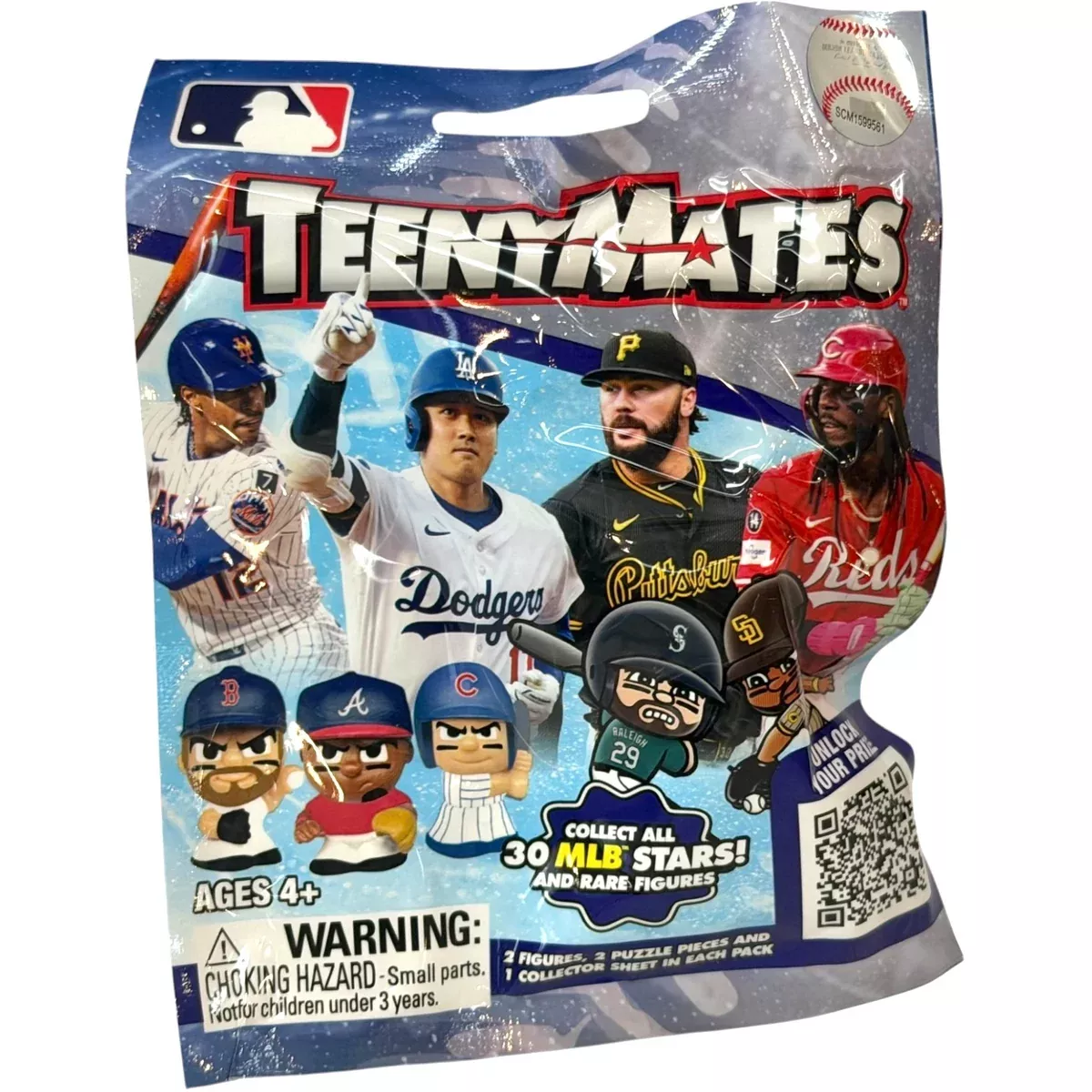 MLB Player TeenyMates (INCLUDES TWO RANDOM FIGURES)