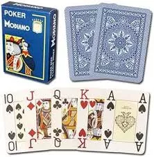 Modiano Blue - Poker Playing Cards