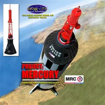 MRC 62001 1/12 Mercury Capsule Model kit