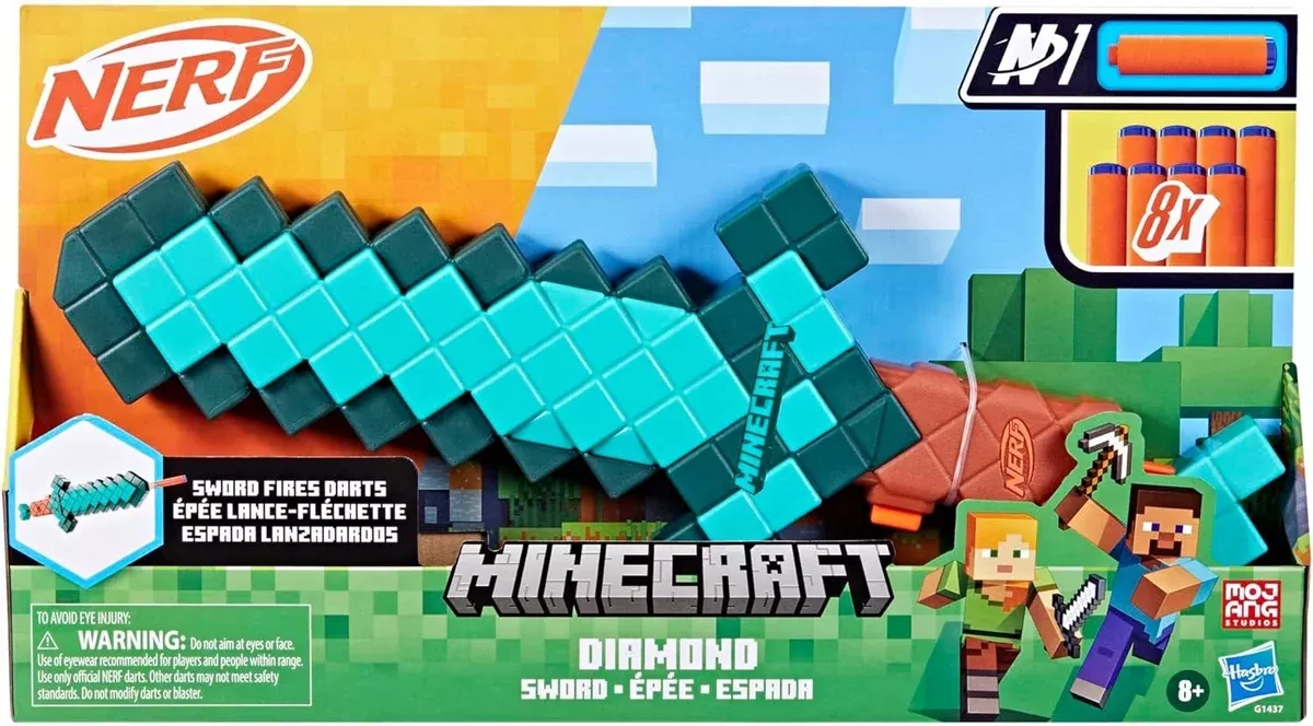 Nerf Minecraft Diamond Sword