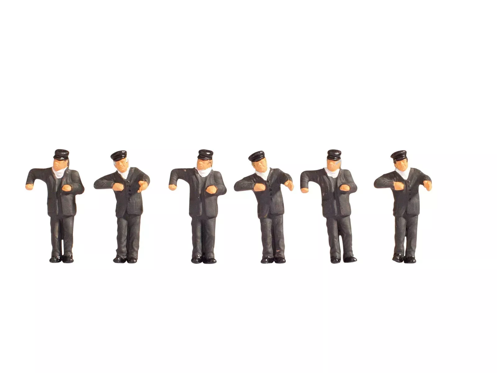 Noch 15281 HO Scale Steam Locomotive Engine Drivers Set, 6-Pack