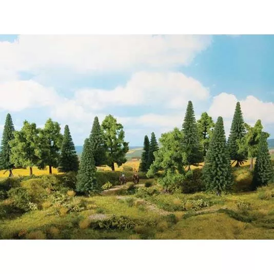 Noch, 24621, HO Scale, Mixed Forest Trees (16)