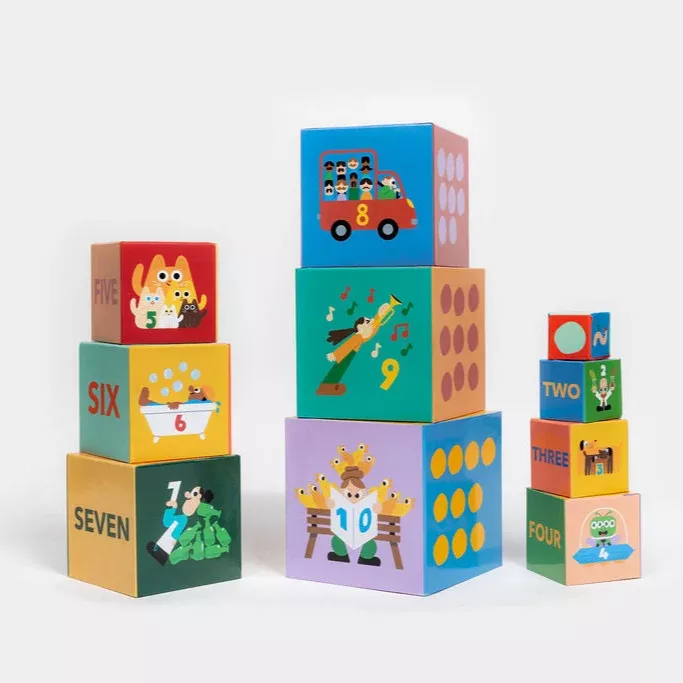 Nolja Number Stacking & Nesting Blocks