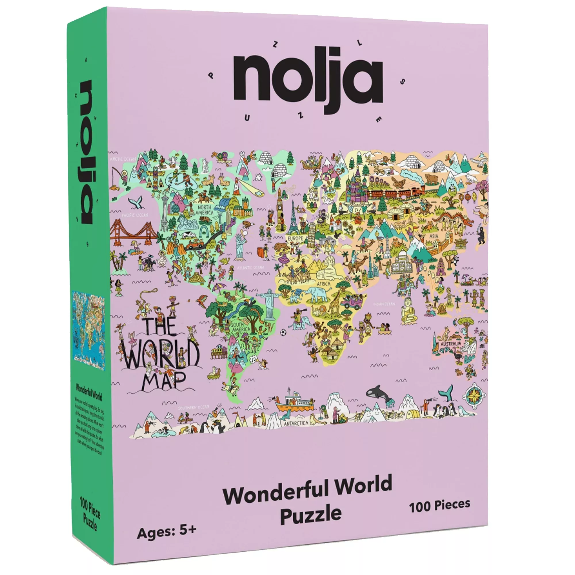 Nolja Wonderful World 100pc Jigsaw Puzzle
