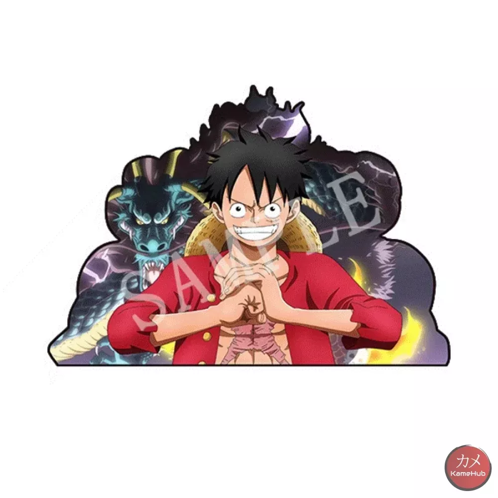 One Piece - Monkey D. Luffy 3D Sticker Lenticular Motion Effect