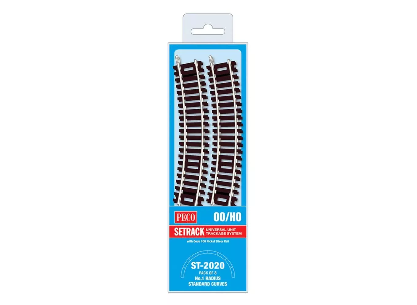 Peco HO ST2020 Code 100 Standard Curve Track, 1st Radius (8)