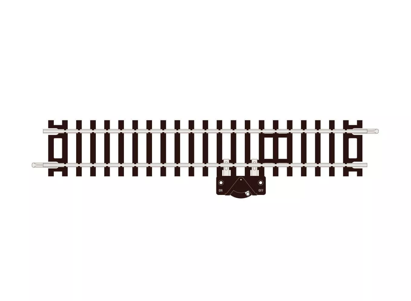 Peco HO ST205 Code 100 Isolating Standard Straight Track