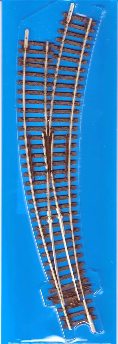 Peco HO ST244 Code 100 Right Hand Curved Turnout Track