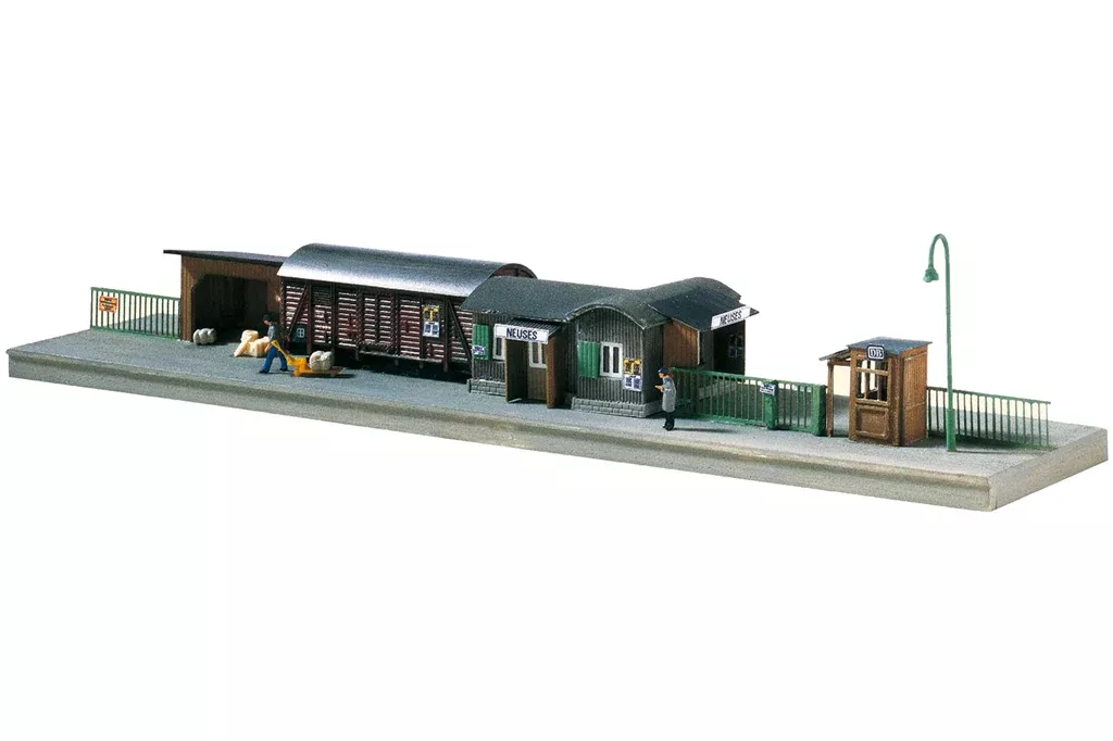 Piko 60028 N Scale Temporary Railroad Station Building Kit