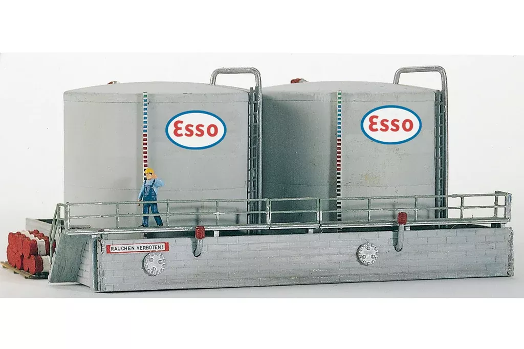 Piko 61104 HO Scale Shell Storage Tanks Low Building Kit