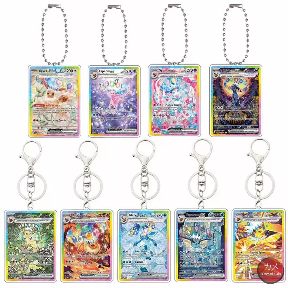 Pokémon - Prismatic Evolution Card Keychain