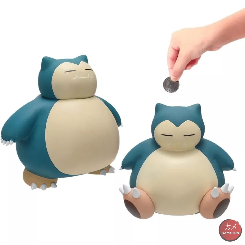 Pokemon - Snorlax & Rowlet Piggy Bank