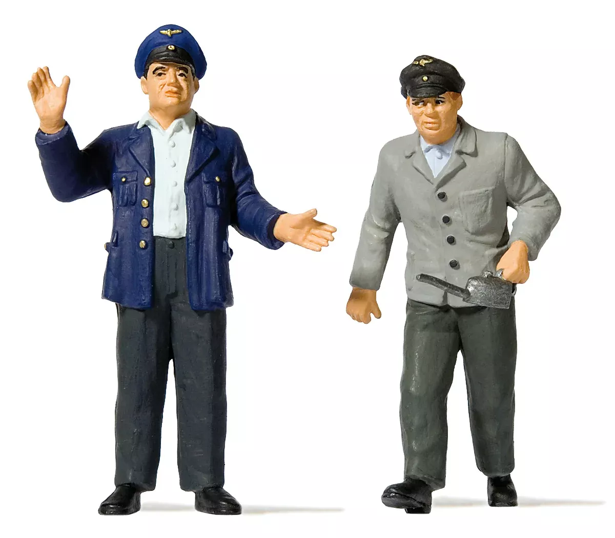 Preiser 44918 G Scale Engineer & Fireman Standing Set #2