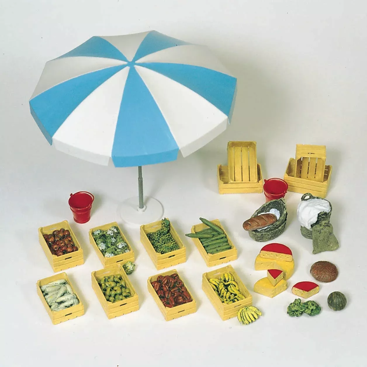 Preiser 45207 G Scale Market Accessories Detail Set