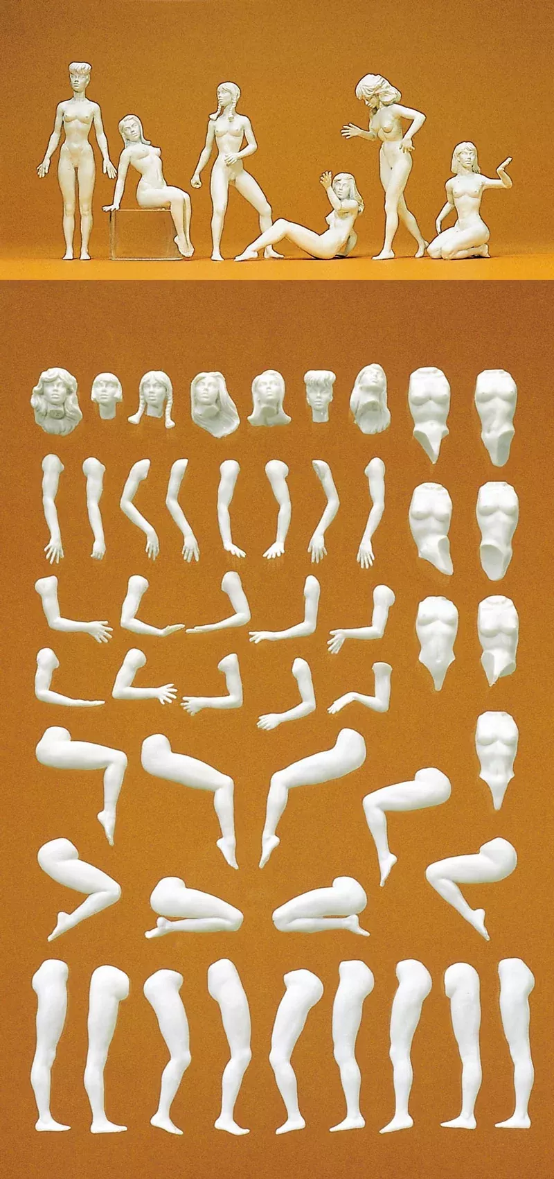 Preiser 58001 1:25 Scale Eve Female Customizing Figure Kit