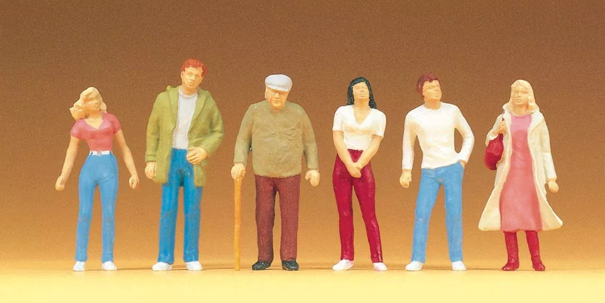 Preiser 68208 1:50 Scale Pedestrians Figure Set