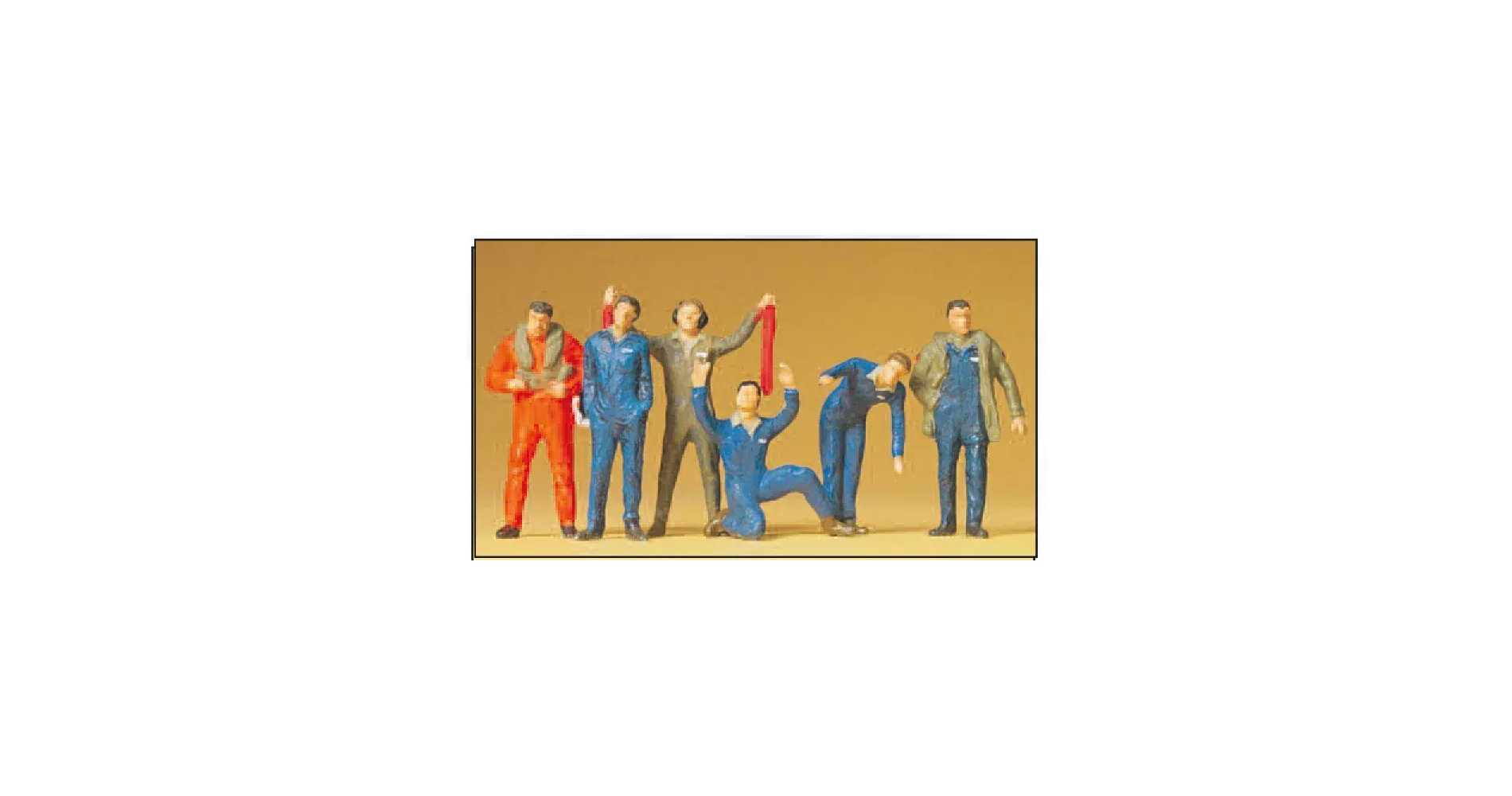 Preiser 72409 1/72 Scale Pilots & Ground Crew Figure Set