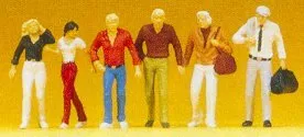 Preiser 74001 1:100 Scale Walking People Figure Set
