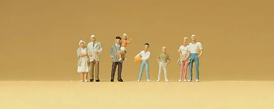 Preiser 79086 N Scale Spectators Figure Set