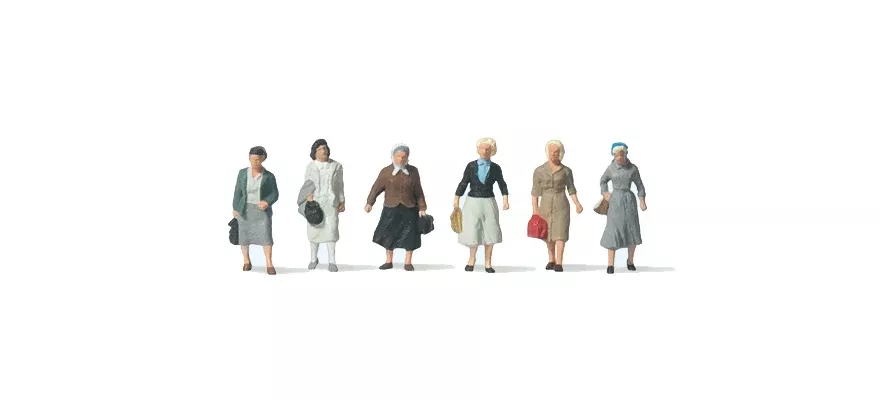 Preiser 79098 N Scale Female Commuters Figure Set