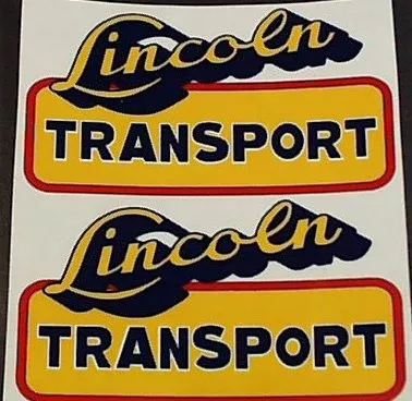 Pressed Steel Transport Truck Decals