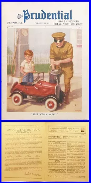 Prudential 1935 advertising articles