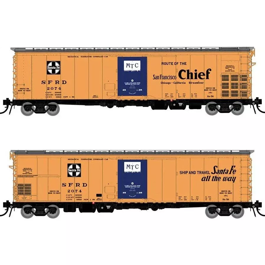 Rapido, 156002, HO Scale, RR-56, Mechanical Reefers, San Francisco Chief Slogan, (4-Pack)