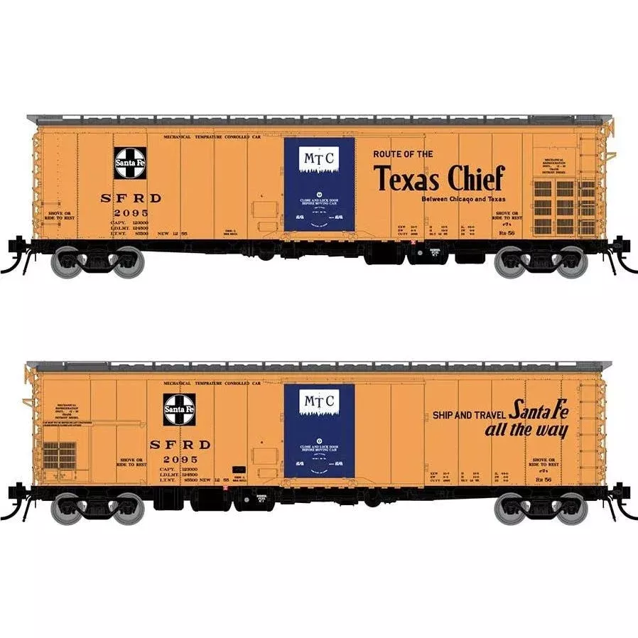 Rapido, 156003, HO Scale, RR-56, Mechanical Reefers, Texas Chief Slogan, (4-Pack)
