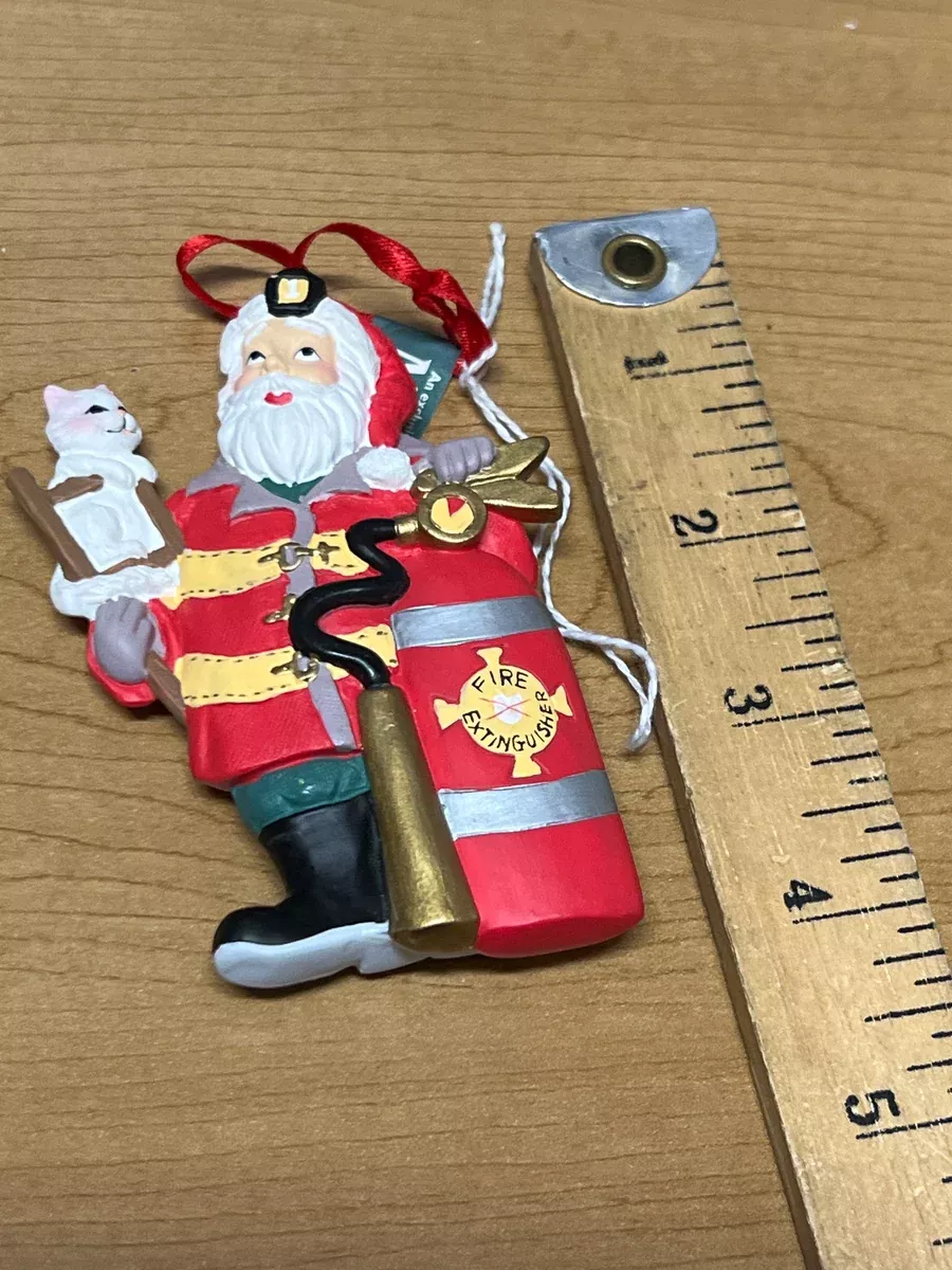Santa with Cat OrnamentLike New No Box