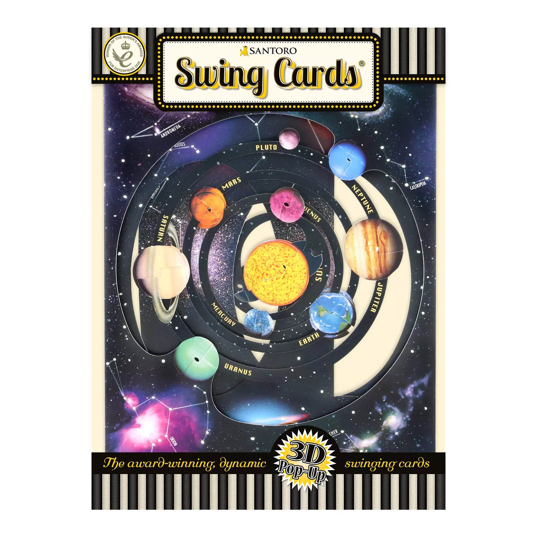 Santoro Swing Card: Solar System