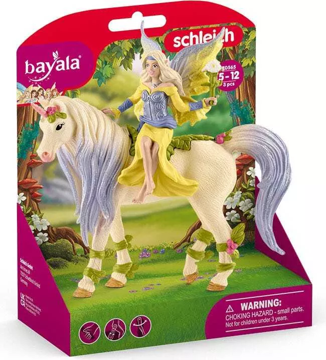 Schleich Fairy Sera With Blossom Unicorn Playset