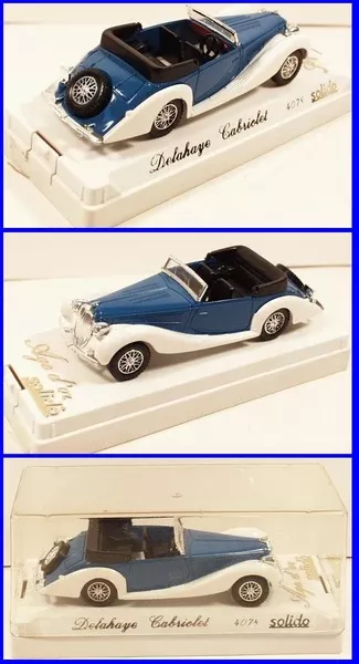Solido Age d'or #4078 Delahaye Cabriolet