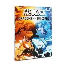 Tic Tac KO Dragons vs Unicorns - Card Game