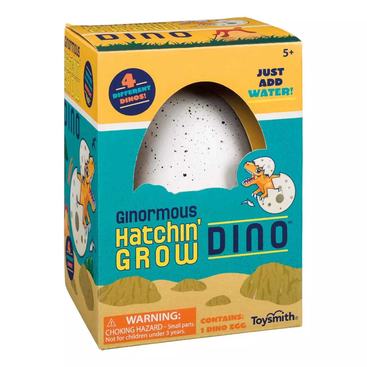 Toysmith Ginormous Hatchin' Grow Dino Egg
