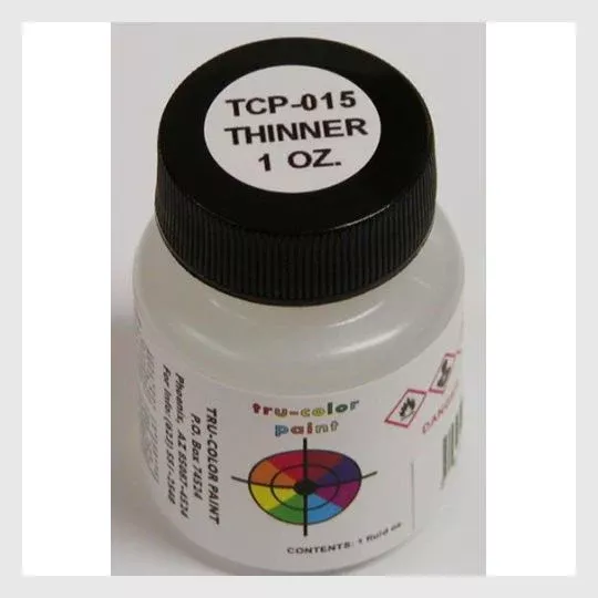 Tru-Color Paint, TCP-015, Airbrush Ready, Thinner, 1 oz