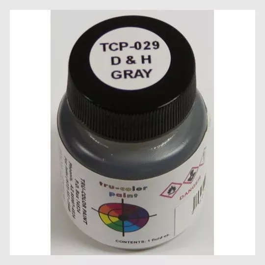Tru-Color Paint, TCP-029, Airbrush Ready, Delaware & Hudson Gray, 1 oz