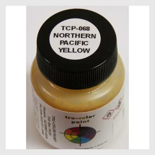 Tru-Color Paint, TCP-068, Airbrush Ready, Northern Pacific Yellow, 1 oz