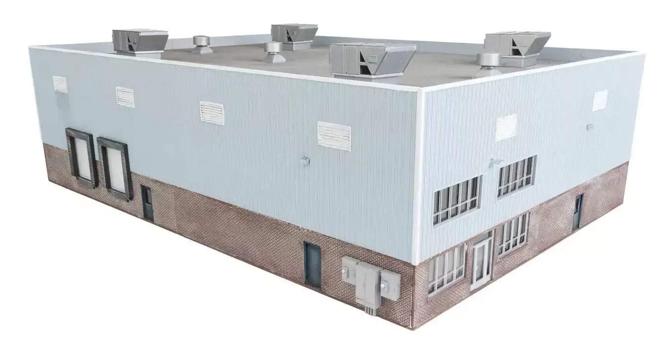 Walthers 933-4145 HO Plastic Pellet Plant Kit