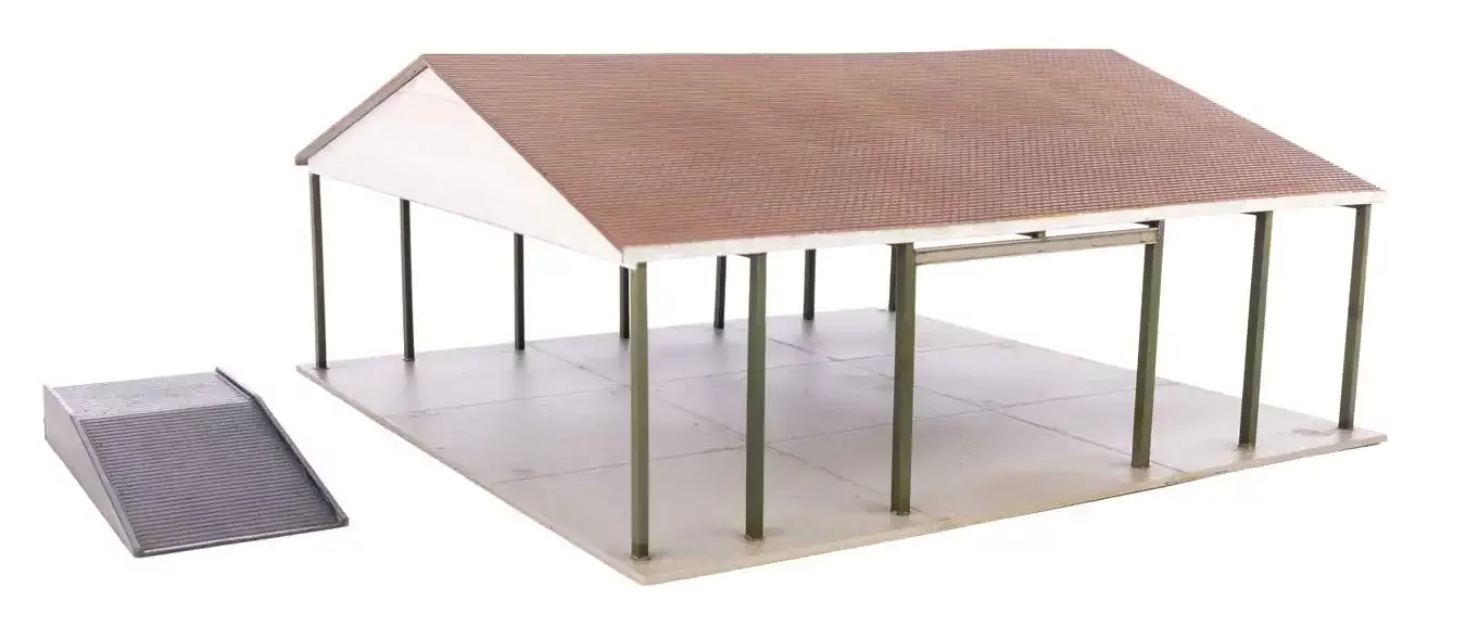 Walthers 933-4180 HO Open Air Intermodal Shed Kit