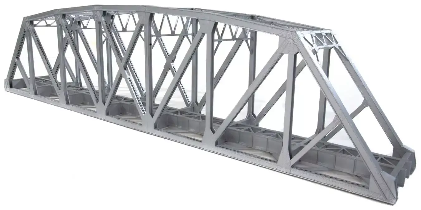 Walthers 933-4521 HO Arched Pratt Truss Railroad Bridge - Single Track - Kit