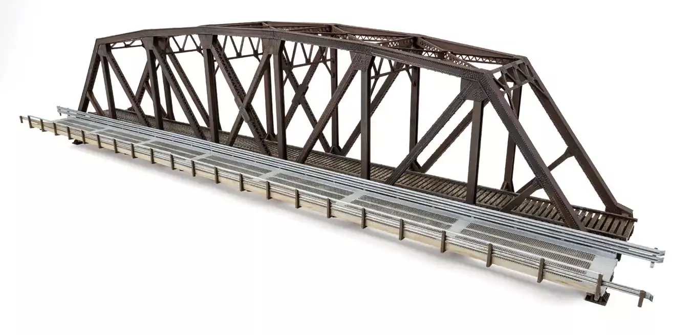Walthers 933-4523 HO Truss Railroad Bridge with Roadway Kit