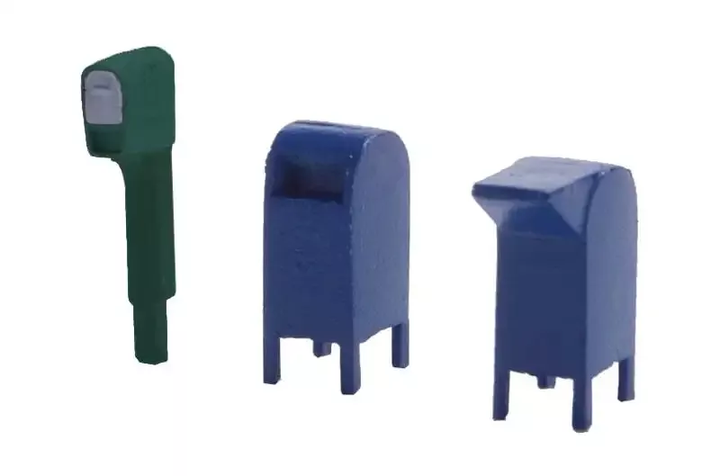 Walthers #949-4184 Roadside Mail Boxes and City Mailboxes