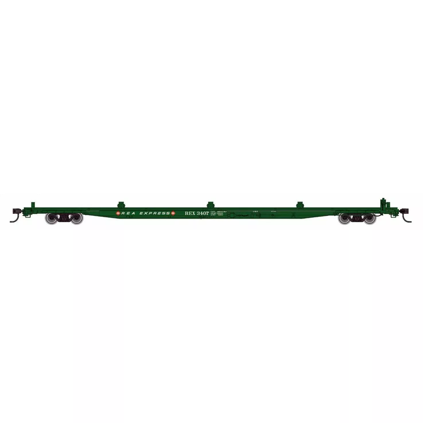 Walthers Mainline, 910-5526, HO, 85' General American G85 Flat Car, Pacific Fruit Express, #835299
