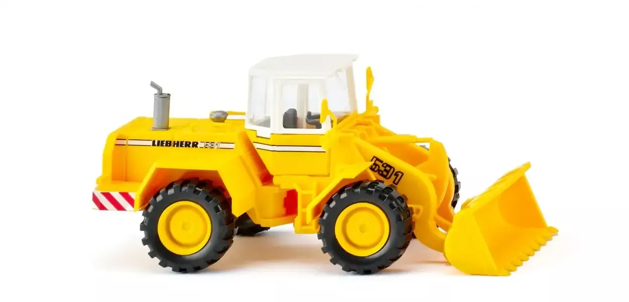 Wiking 65110HO Wheel loader (Liebherr) - yellow