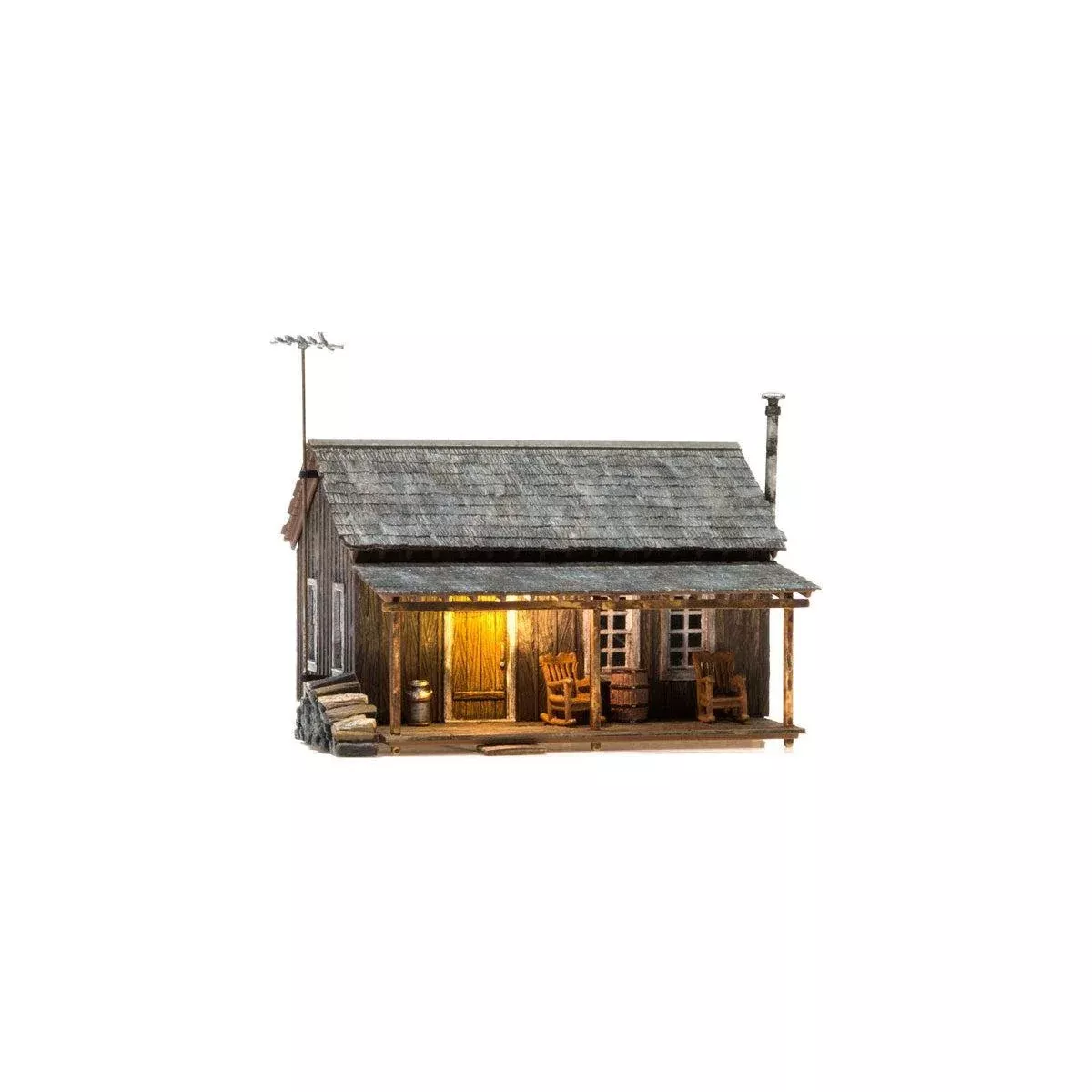 Woodland Scenics 4955 Rustic Cabin - N Scale