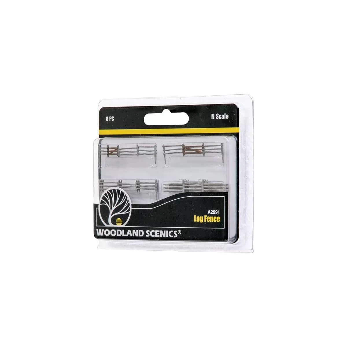 Woodland Scenics, A2991, N Scale, Log Fence