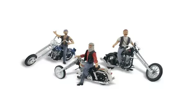 Woodland Scenics AS5554 HO Bad Boy Bikers
