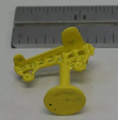 Yellow World Wide Game Piece